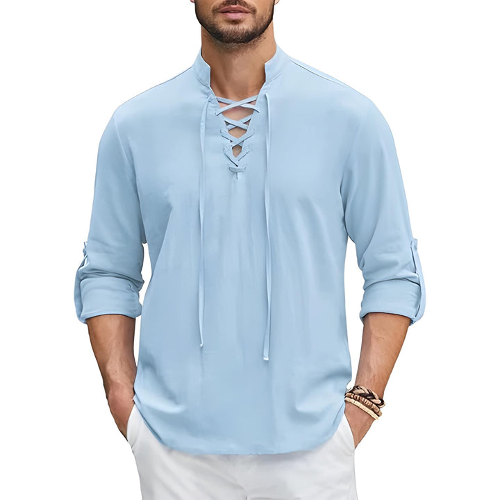 Heren Shirt | Straight Elegant | Vetersluiting | Zomer