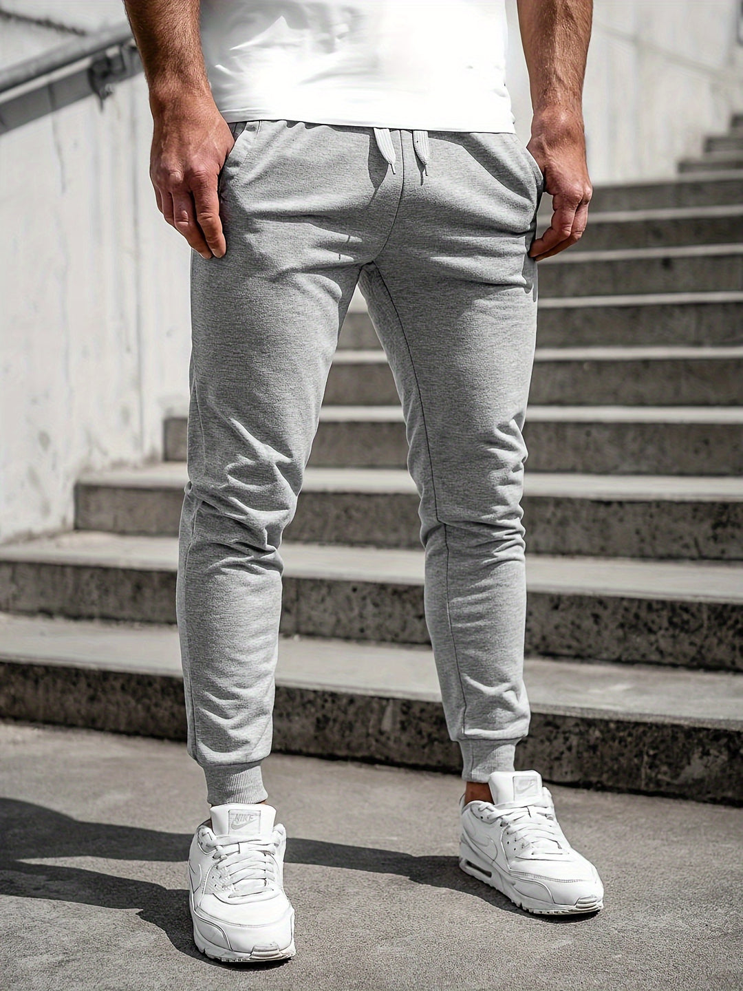 Heren Joggingbroek | Atletisch & Comfortabel | Zakken & Trekkoord