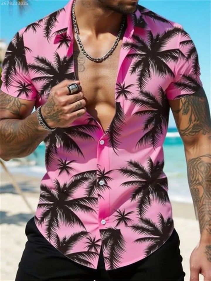 Heren Shirt | Slimfit | Met Knoopjes | Zomer