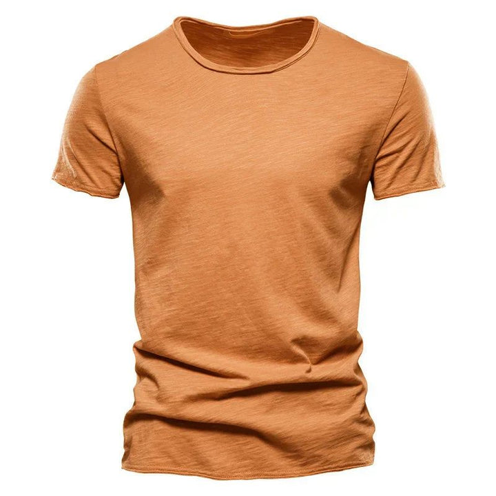 Heren T-shirt | Slim Fit Pasvorm | Ademend Katoen | Korte Mouw | Casual Top
