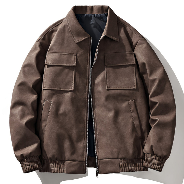 Winterjas Heren | Vintage Bomberjack | Ritssluiting & Zakdesign