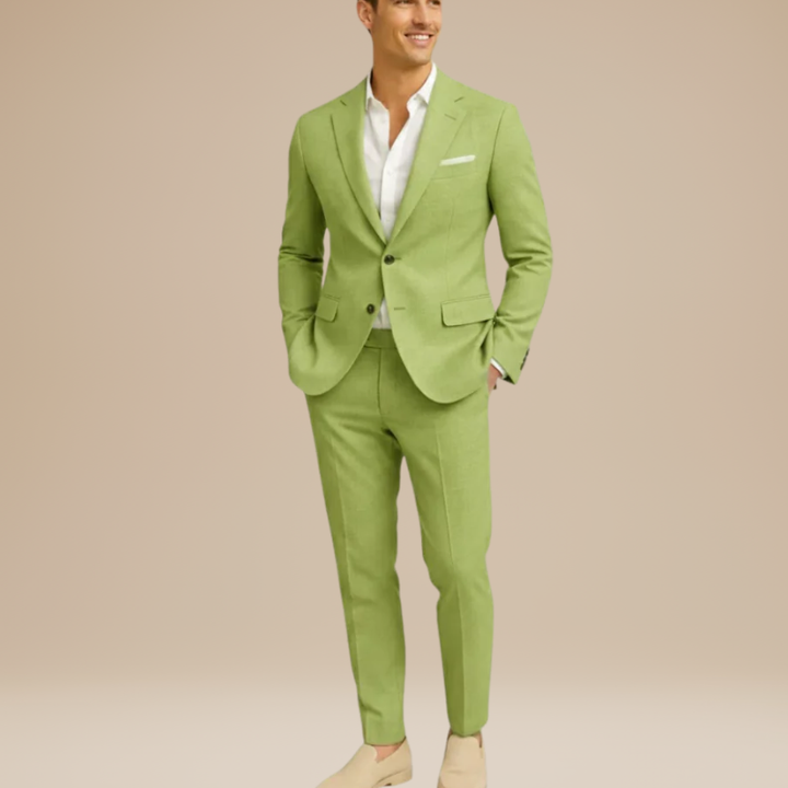 Heren Pak | Lichtgewicht Tweedelig Kostuum | Elegante Kleding