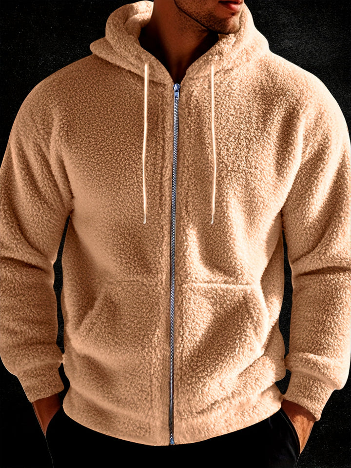 Heren Hoodie | Pluche Fleece | Warm & Comfortabel | Herfst/Winter