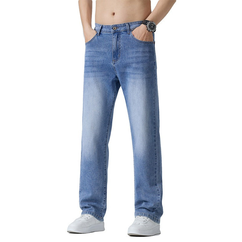 Tijdloze jeans met rechte pijpen voor heren met comfortabele pasvorm en veelzijdige stijl | Hugo