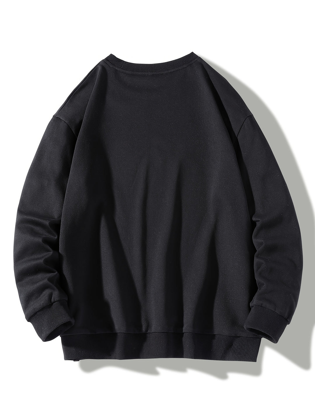 Heren Sweatshirt | Stijlvol & Veelzijdig | Effen Kleur met Ronde Hals | Lente & Herfst