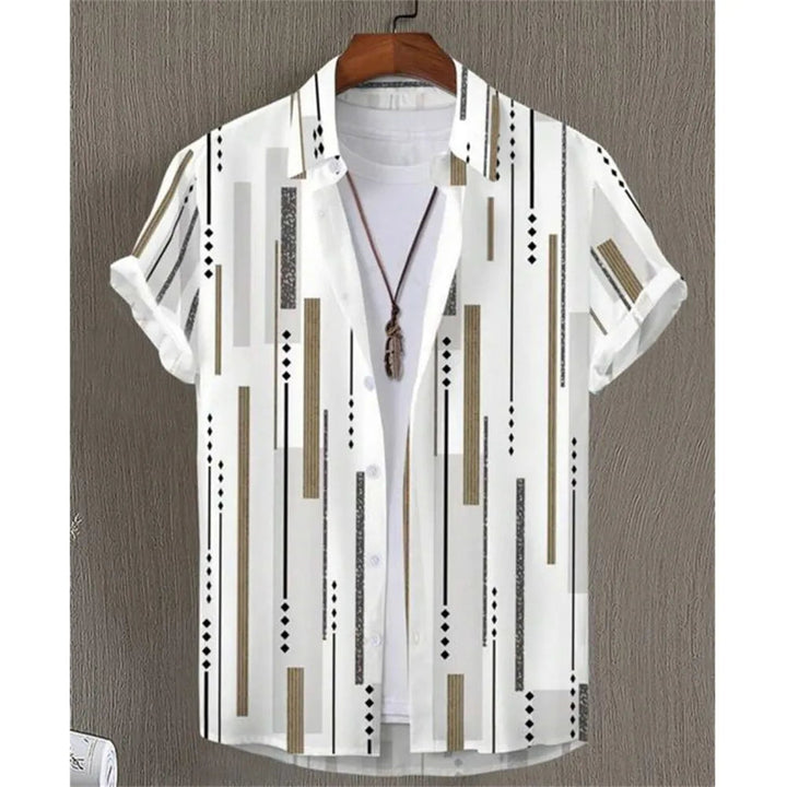Heren Shirt | Vintage | Korte Mouw | Zomer
