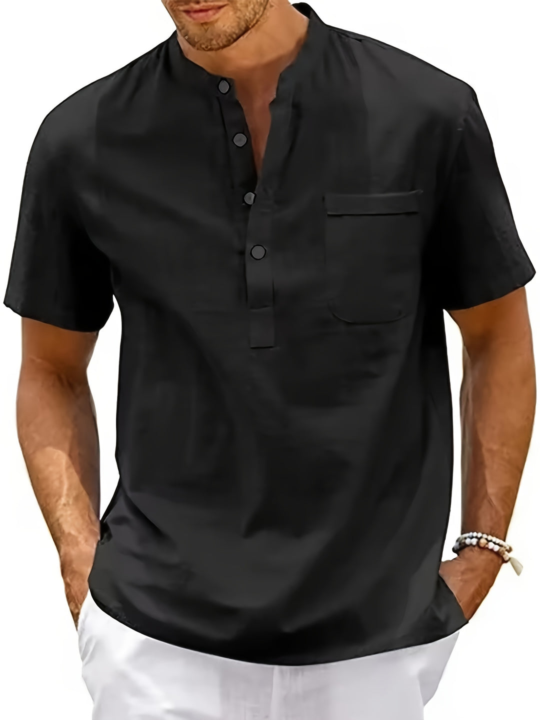 Heren Shirt | Elegant | Korte Mouw | Zomer