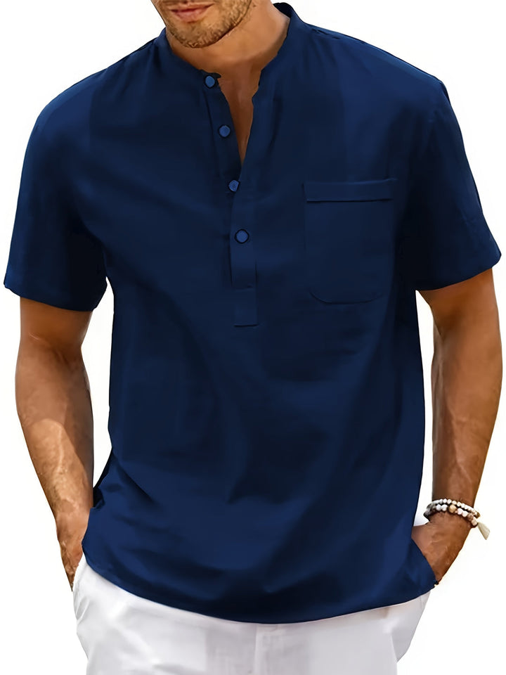 Heren Shirt | Elegant | Korte Mouw | Zomer