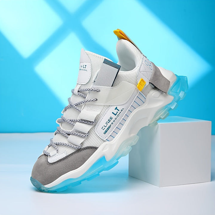 Heren Hardloopschoenen | Chunky Sneakers | Schokabsorberend & Ademend | Vetersluiting