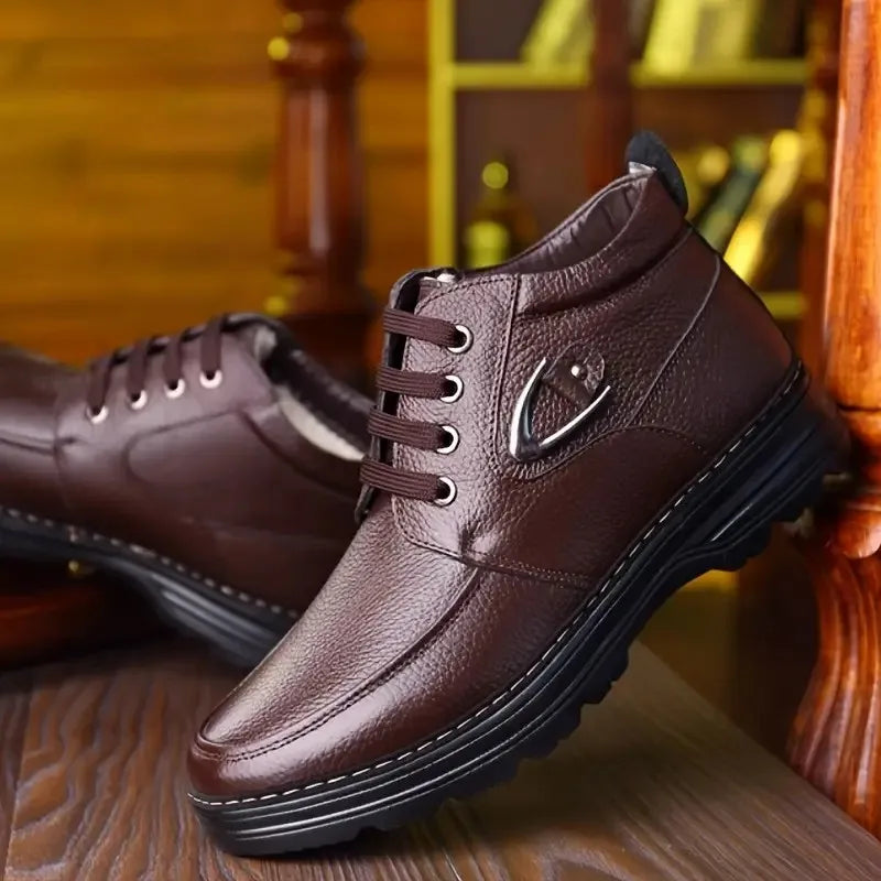 Heren Schoenen | Premium Elegant | Vetersluiting | Enkelhoog