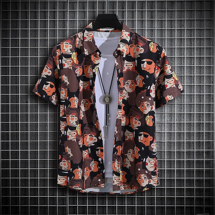 Heren Shirt | Vintage | Met Knoopjes | Zomer