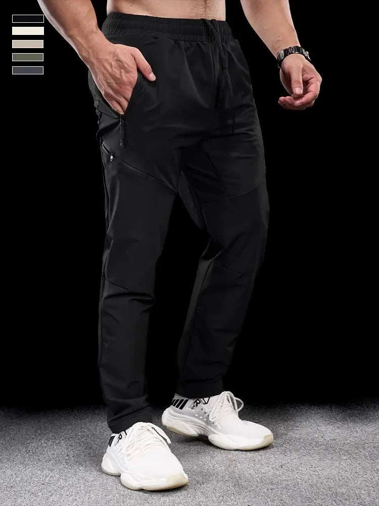 Heren Joggingbroek | Tapered | Met Ritszakken | Winter