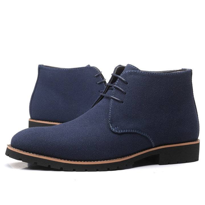 Heren Boots | Suède Look | Enkelhoog & Casual Verfijnd | Antislip Zool