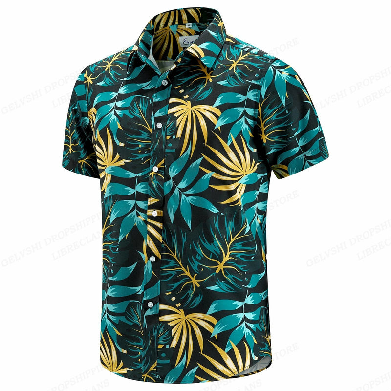 Heren Shirt | Hawaiiaanse Print | Resortstijl | Zomer