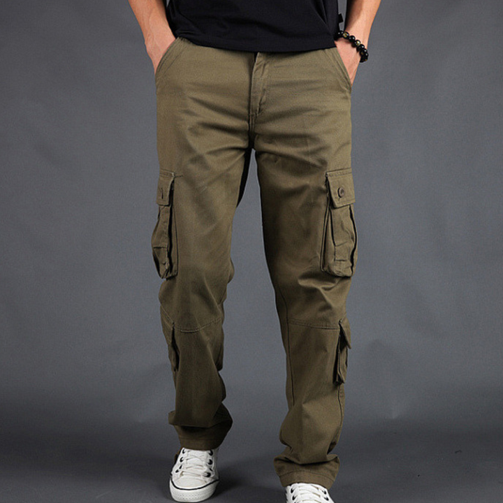 Heren Cargo Broek | 100% Katoen | Duurzaam, Comfortabel & Stoer | Outdoor & Casual