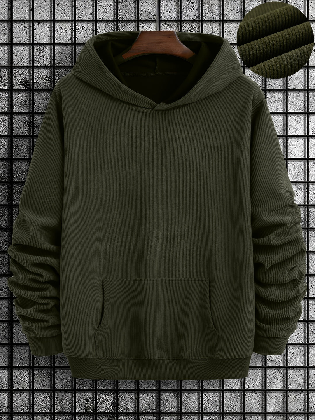 Heren Hoodie | Zacht & Warm | Losse Pasvorm | Herfst/Winter