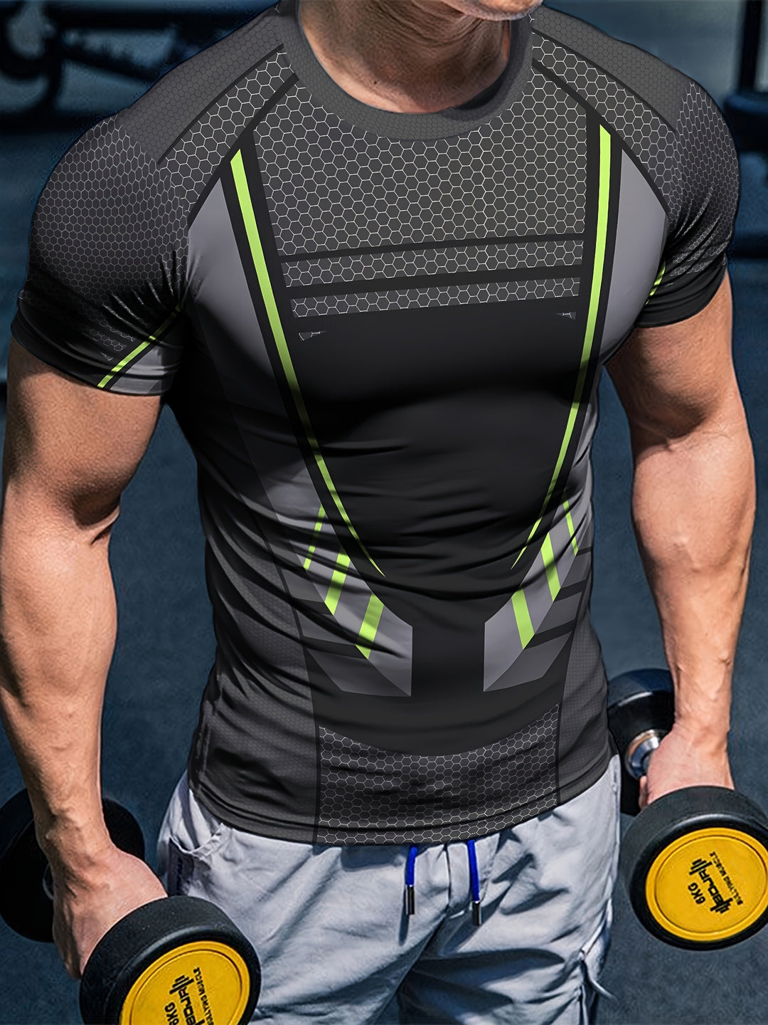 Heren T-shirt | Sneldrogend & Vochtregulerend | Hoge Rekbaarheid | Sportshirt Korte Mouw