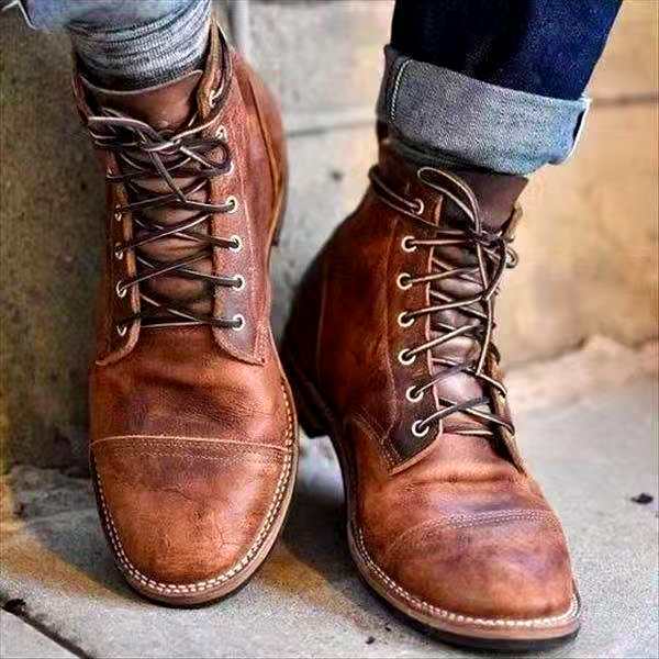 Vintage veterlaarzen voor mannen | Tobias