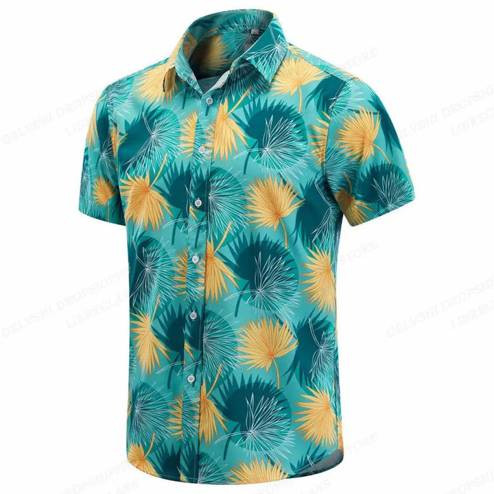 Heren Shirt | Hawaiiaanse Print | Resortstijl | Zomer