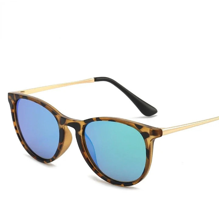 Heren Zonnebril | Rond | Lichtgewicht Frame | Zomer