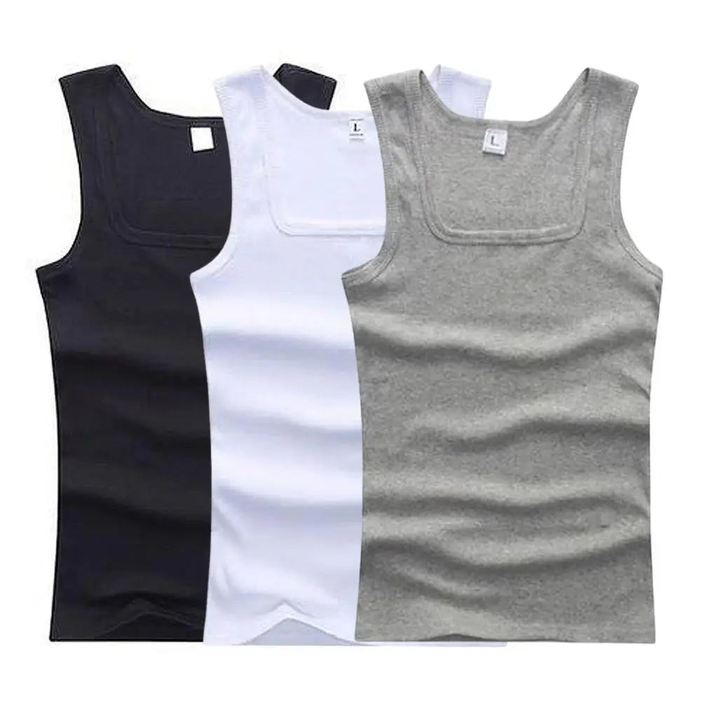 Heren Tanktop | Onderhemd | Aansluitende Pasvorm | Vrije Tijd