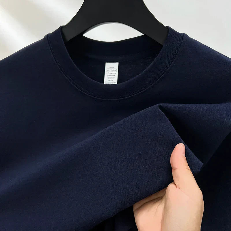 Heren T-shirt | Ademend & Losvallend | Zomer | Effen Kleur