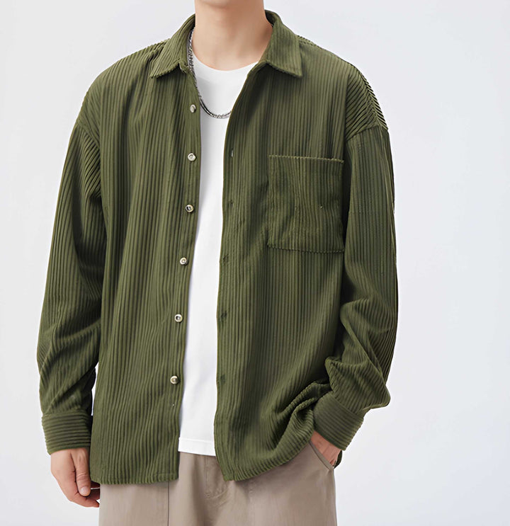 Heren Shirt | Oversized | Lange Mouw | Zomer