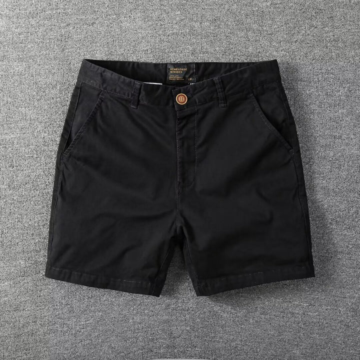 Heren Shorts | Slimfit | Met Knoop | Zomer
