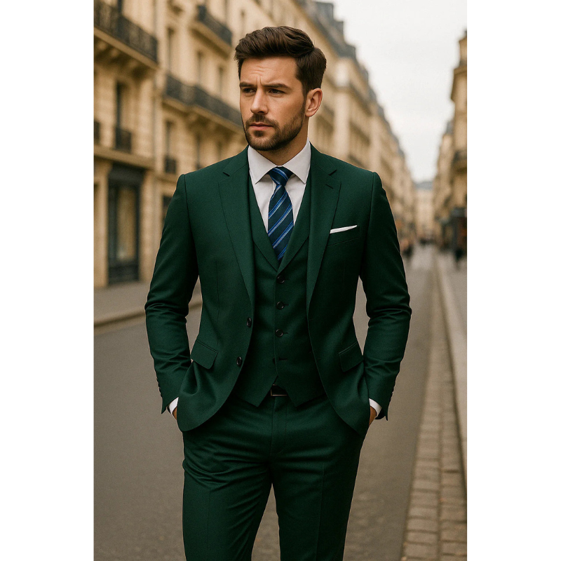 Jassen Heren | Slim Fit 3-Delige Set | Elegante Herenoutfit