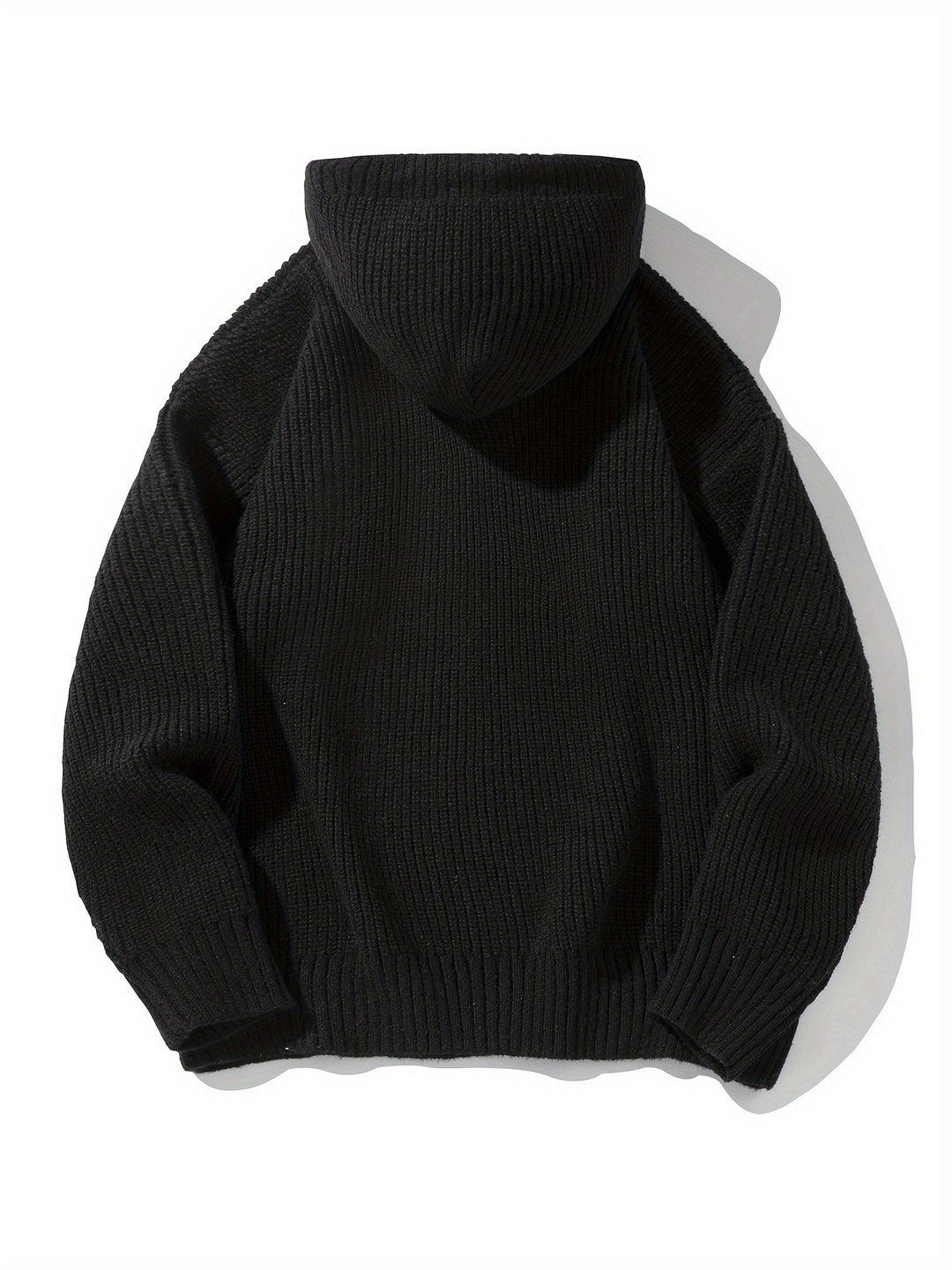 Heren Gebreide Hoodie | Retro Stijl & Comfortabel | Met Zakken | Lente/Herfst