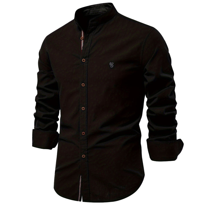 Heren Overhemd | 100% Katoen-Linnen | Casual & Ademend | Lange Mouwen & Reverskraag