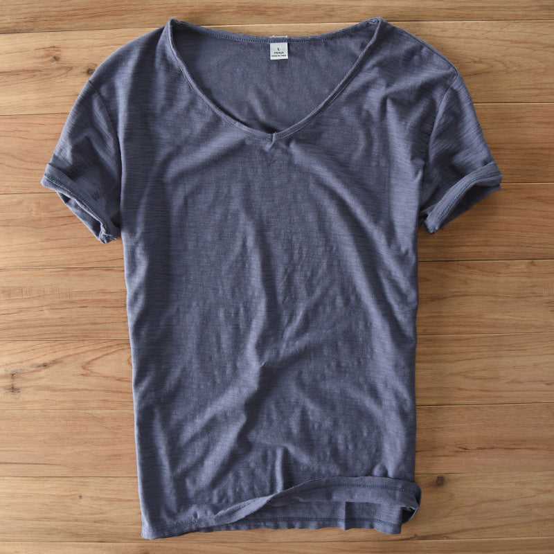 Heren T-shirt | Zacht & Verfijnd | Comfortabele Stof & Stijlvolle Halslijn | Voor Elke Dag