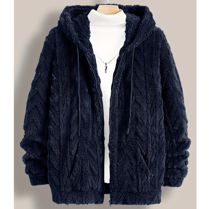 Winterjas Heren | Hooded Cardigan Jas | Warm & Trendy Design