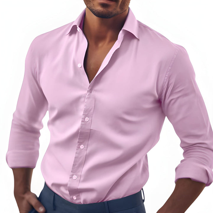 Heren Shirt | Elegant | Lange Mouw | Lente