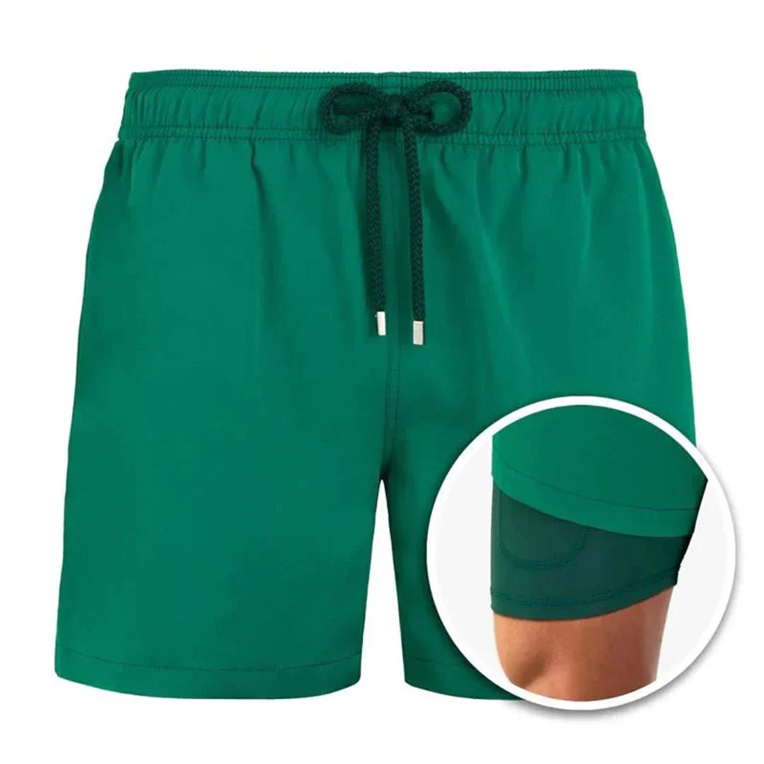 Heren Zwembroek | Straight | Trekkoord | Zomer