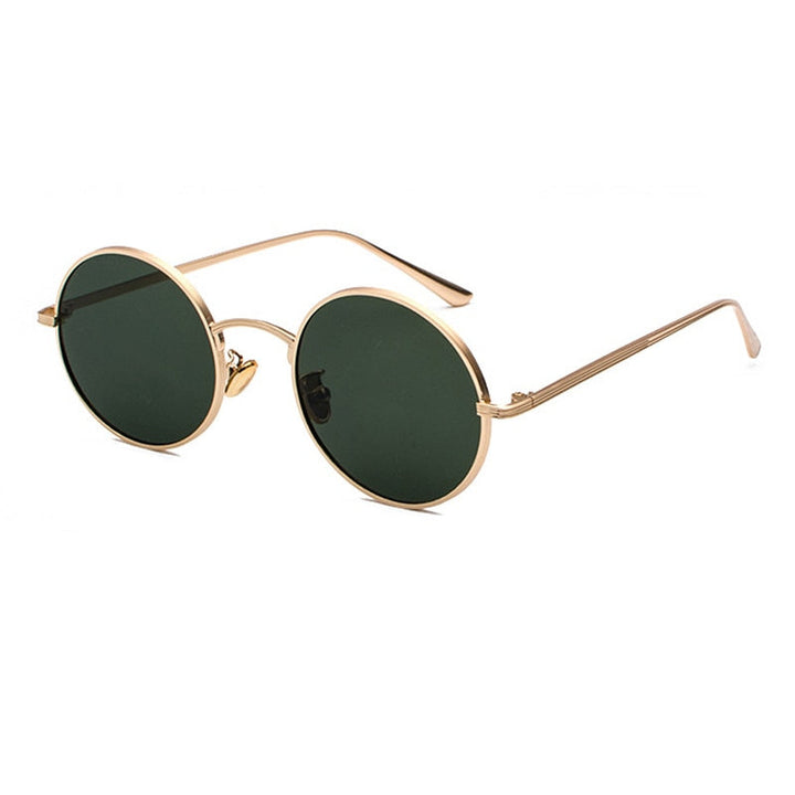 Zonnebril Heren | Rond Metalen Montuur | Vintage Retro Look | Klassiek Ontwerp