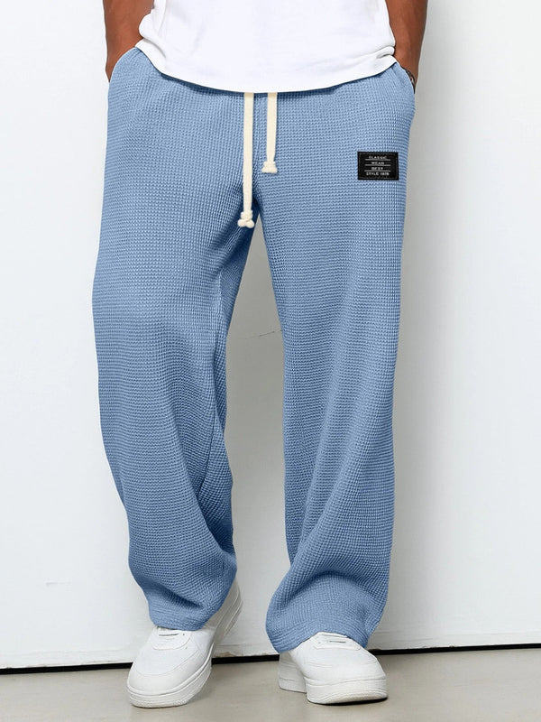 Heren Broek | Wijde Pijpen | Trekkoord | Zomer
