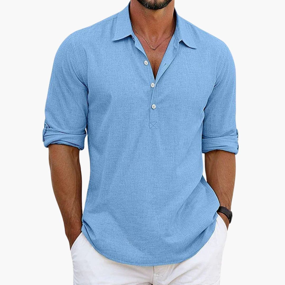 Heren Shirt | Elegant | Lange Mouw | Zomer