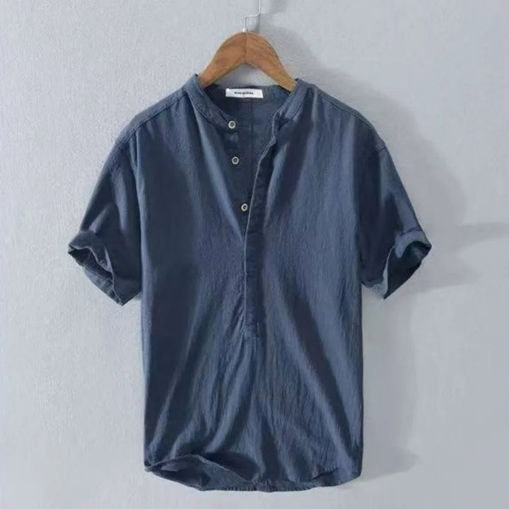 Heren Shirt | Straight | Korte Mouw Met Knoopsluiting | Zomer