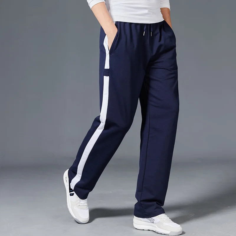 Joggingbroek heren | Straight leg | Met Ritszakken | Winter