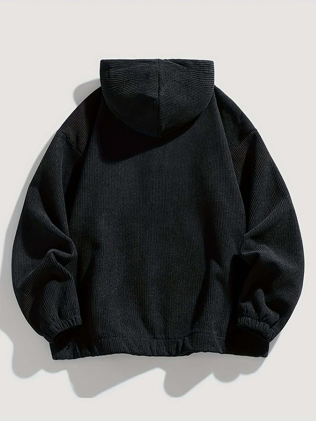 Heren Zip-Up Hoodie | Effen Kleur | Comfortabel & Casual | Polyester