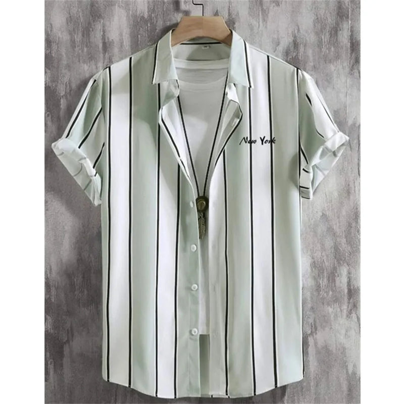 Heren Shirt | Vintage | Korte Mouw | Zomer