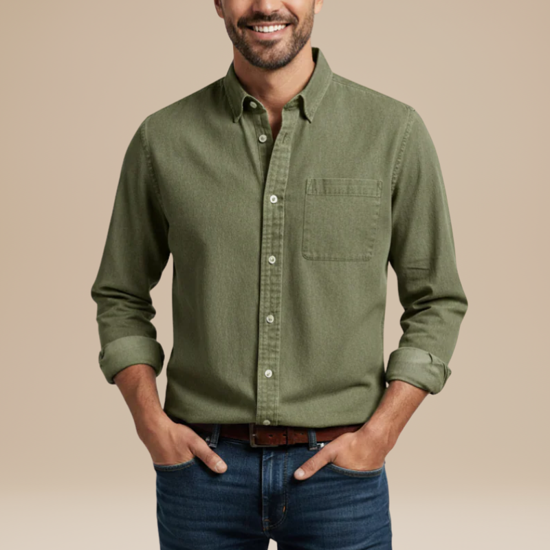 Overhemd Heren | Casual & Elegant | Met Borstzak