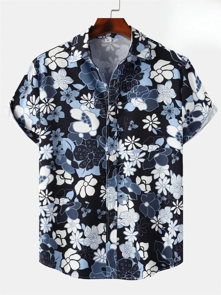 Heren Shirt | Blommig | Kortmouw | Zomer