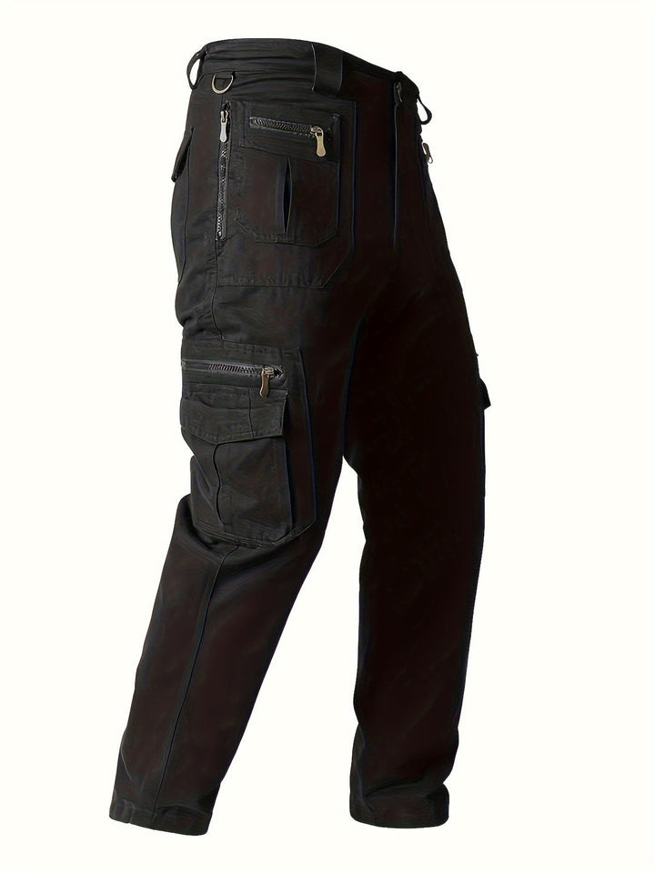Heren Cargo Broek | 100% Katoen | Multi-zakken Ontwerp | Casual & Comfortabel voor Outdoor
