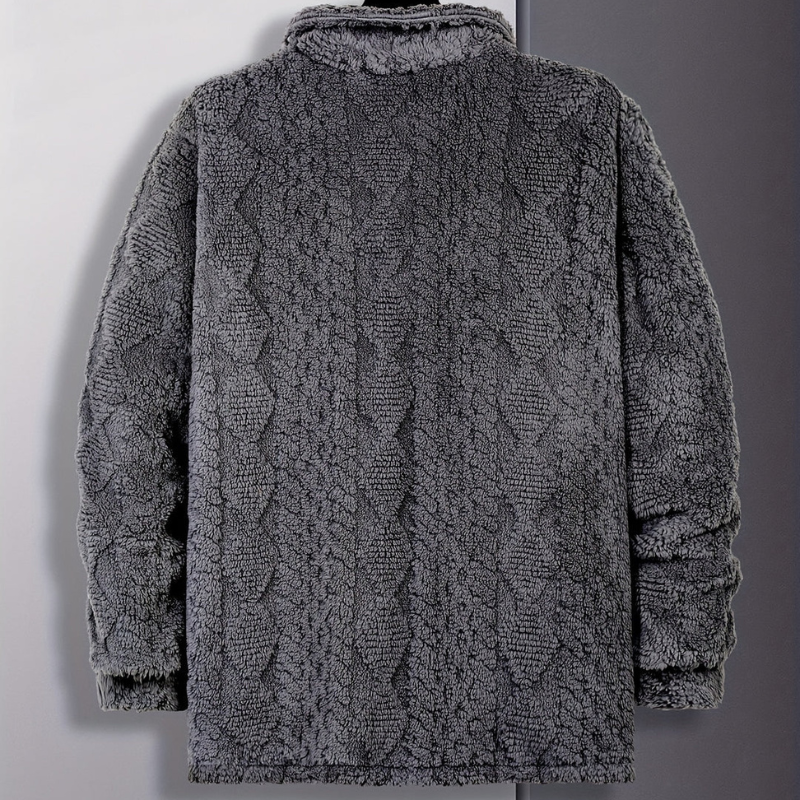 Winterjas Heren | Casual Bontjas | Knopen & Losse Pasvorm