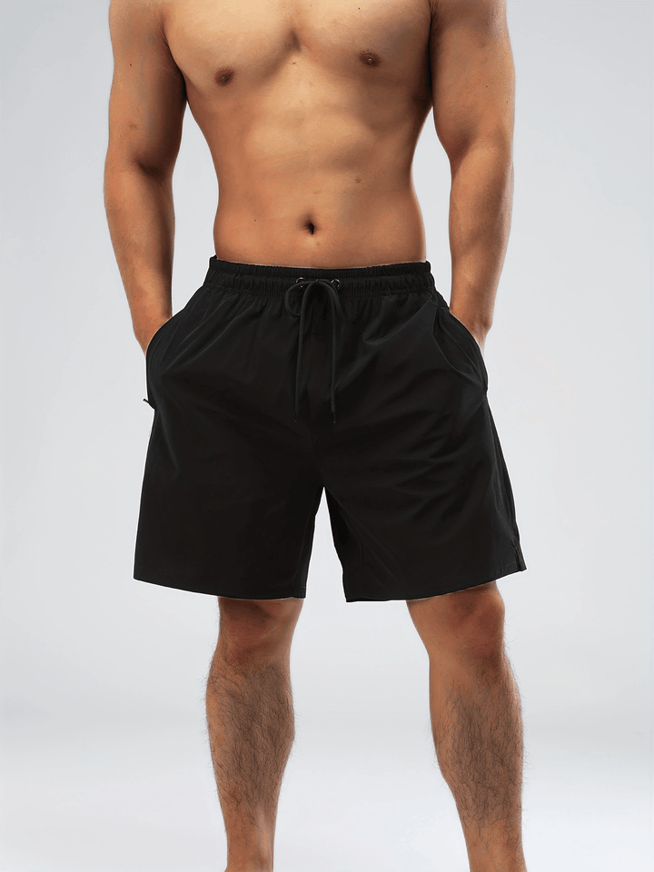 Heren Boardshort | Effenkleurig & Snel Droog | Mid-Stretch Pasvorm | Polyester