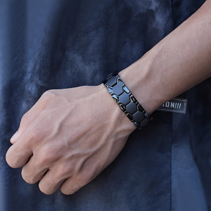 Heren Armband | Titanium Staal | Waterdicht & Verstelbaar | Stijlvol Design