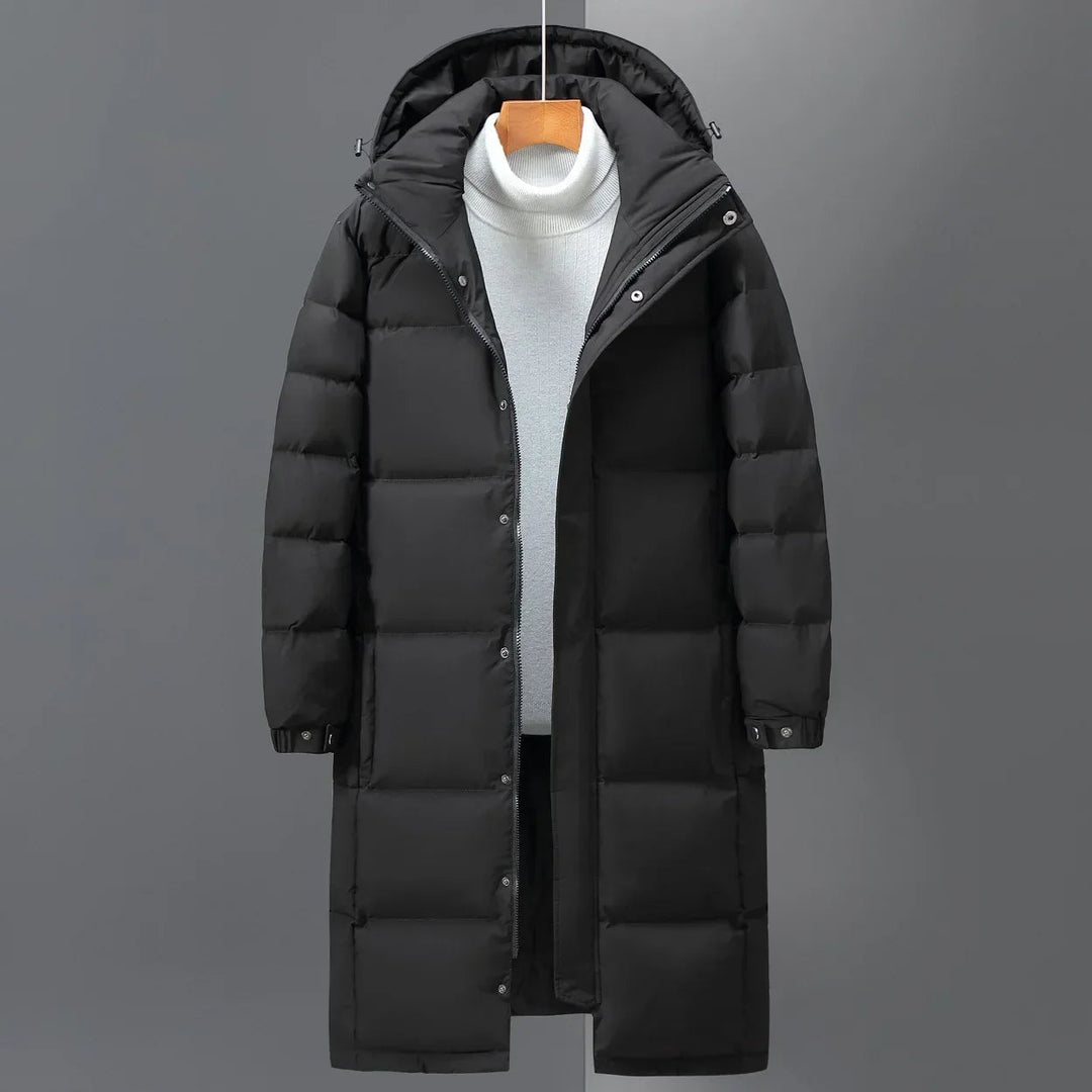 Winterjas Heren | Parka Jas | Lange Warme Jas met Capuchon | Outdoor