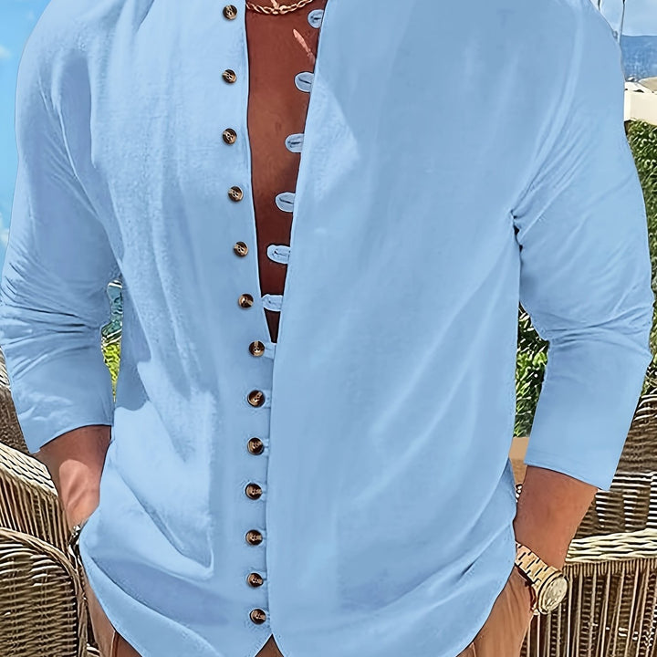 Heren Shirt | Elegant | Lange Mouw | Zomer